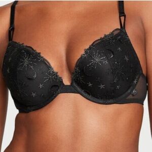 VS Bra Moon & Stars Embroidered Bra size 40DD